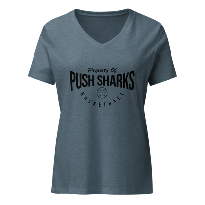 Property of Sharks Women’s Relaxed V-Neck